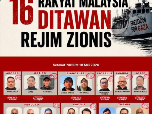 Tindakan zionis pintas Flotilla Gaza, tahan aktivis sangat biadap – PM